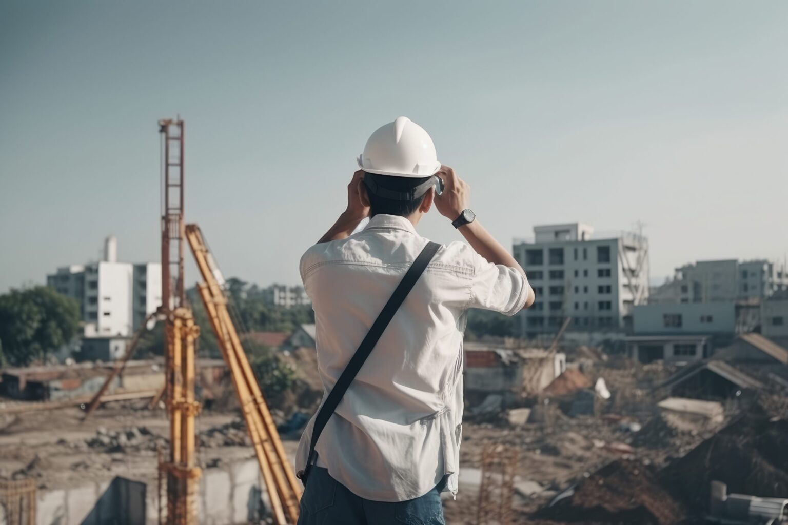 Kierownik budowy na placu budowy, Projektivo Bydgoszcz